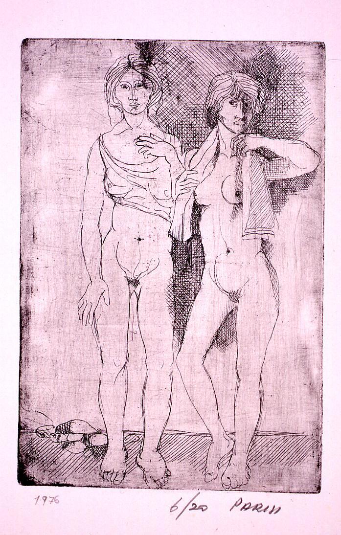 nudi femminili (stampa) di Parisi Enzo (sec. XX)