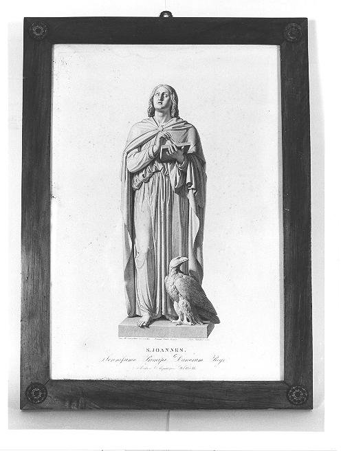 San Giovanni Evangelista (stampa) di Thorwaldsen Bertel (sec. XIX)