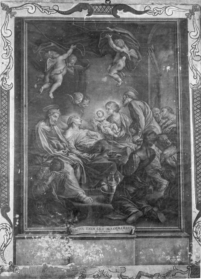nascita di San Giovanni Battista (stampa) - ambito tedesco (sec. XVIII)
