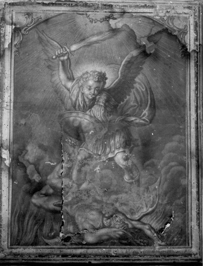 San Michele Arcangelo (stampa) - ambito europeo (sec. XVIII)