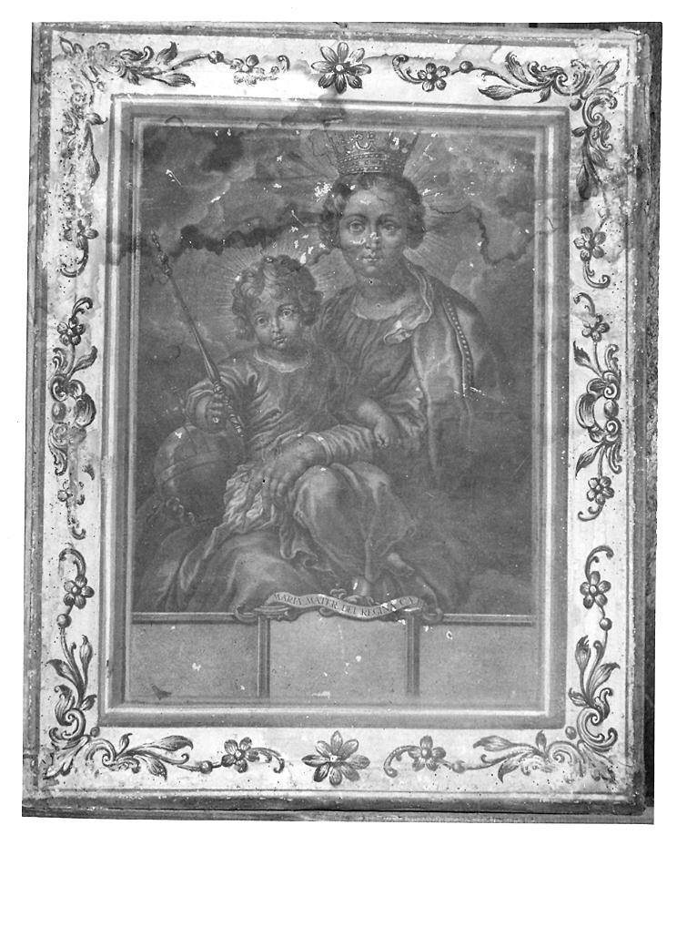 Madonna con Bambino (stampa) - ambito tedesco (sec. XVIII)