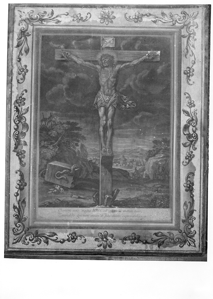 Cristo crocifisso (stampa, serie) - ambito tedesco (sec. XVIII)