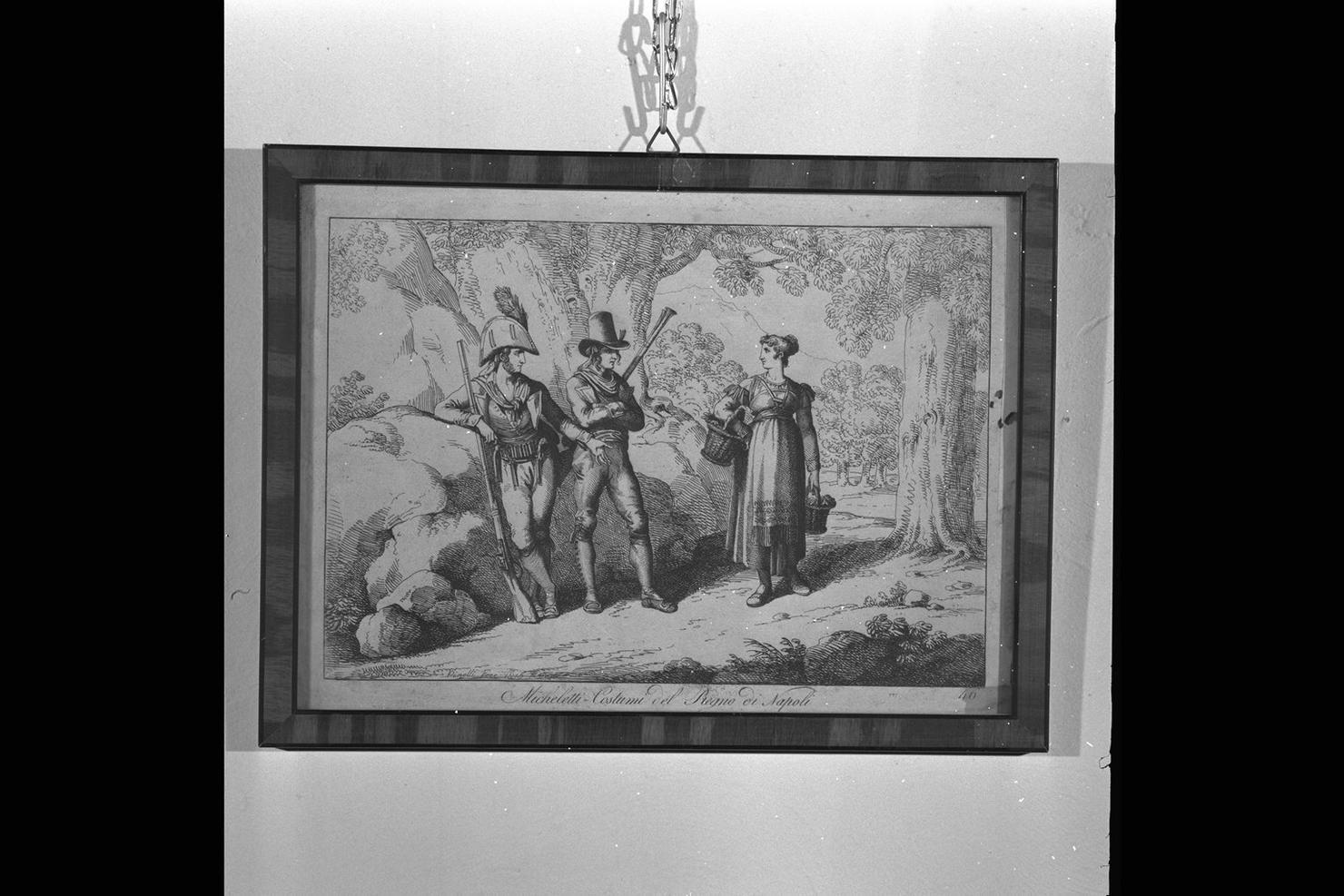 figure in costume (stampa) di Pinelli Bartolomeo (sec. XIX)