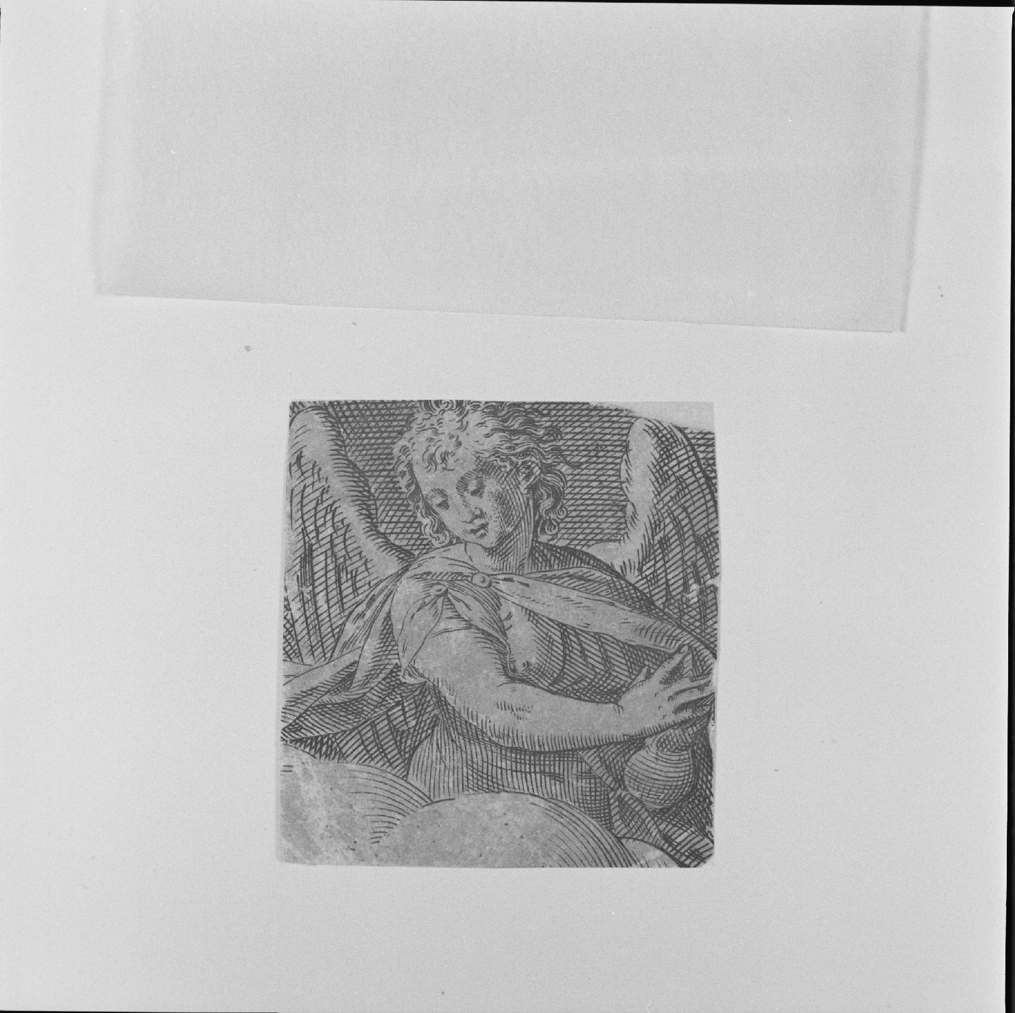 angelo (stampa) - ambito fiammingo (secc. XVI/ XVII)