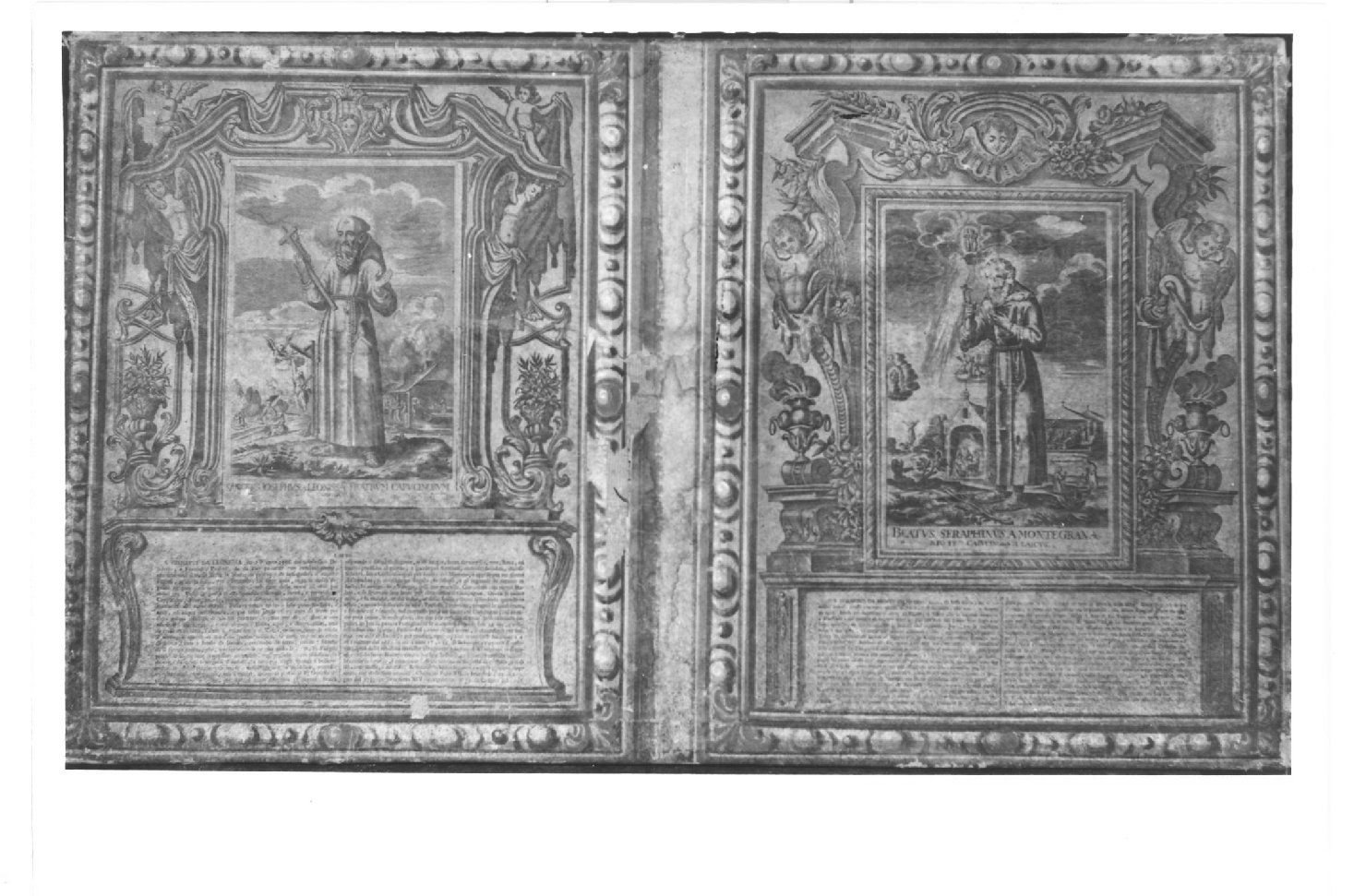 San Giuseppe da Leonessa (stampa) di Loeffler Johann Heinrich, Schott Johannes (sec. XVIII)