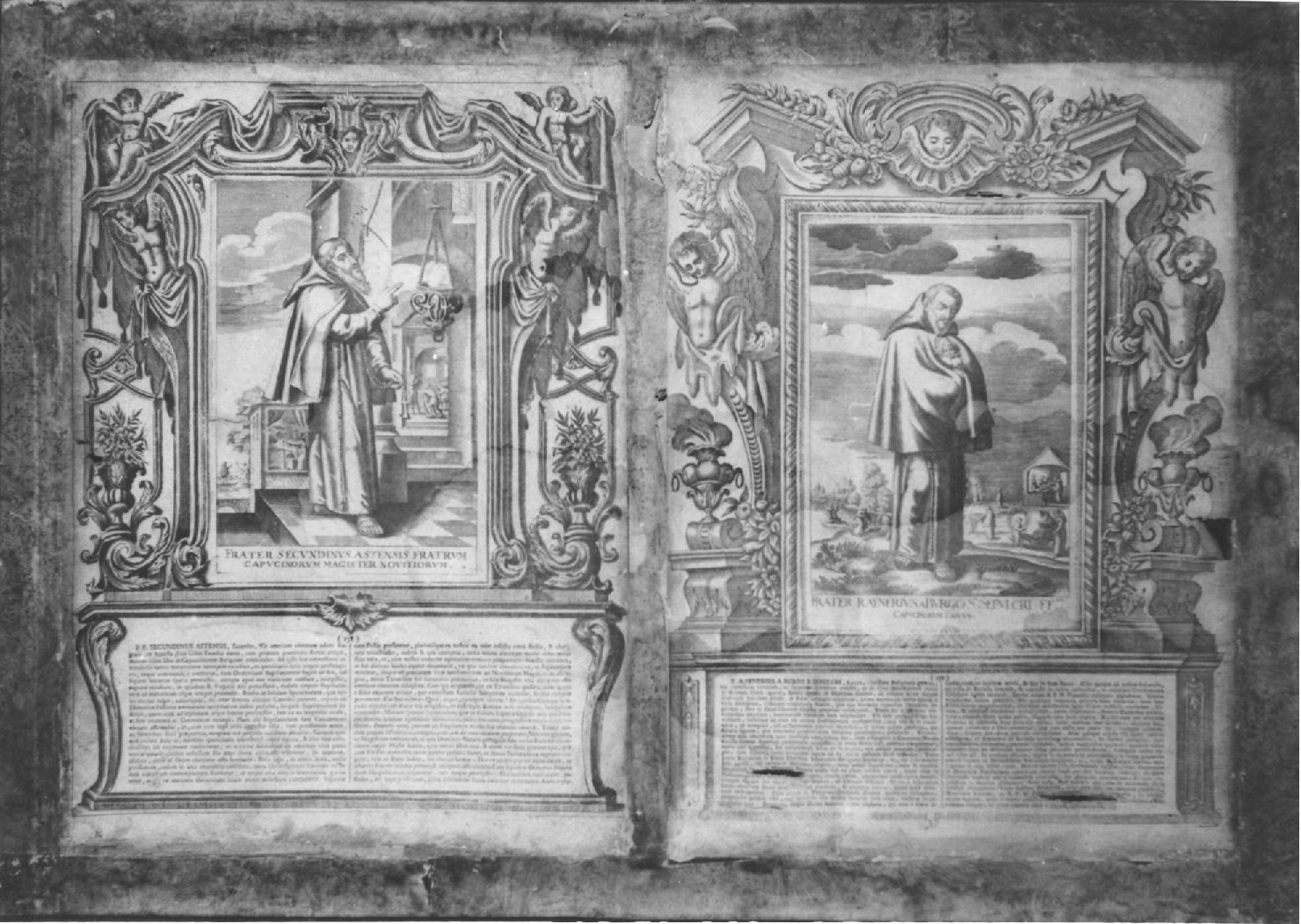 Frate Secondino di Asti (stampa) di Loeffler Johann Heinrich, Schott Johannes (sec. XVIII)