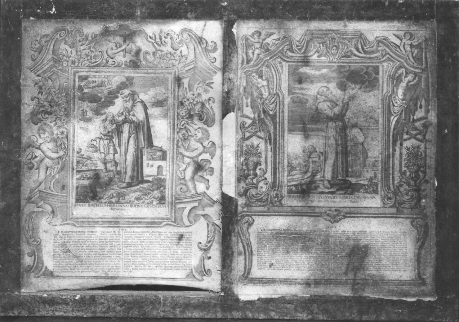 Frate Bartolomeo da Cesena (stampa) di Loeffler Johann Heinrich, Schott Johannes (sec. XVIII)