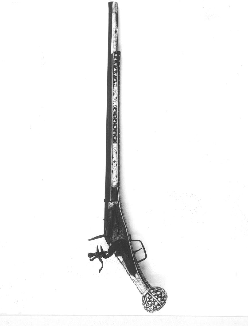 pistola a pietra focaia - bottega tedesca (prima metà sec. XVII)