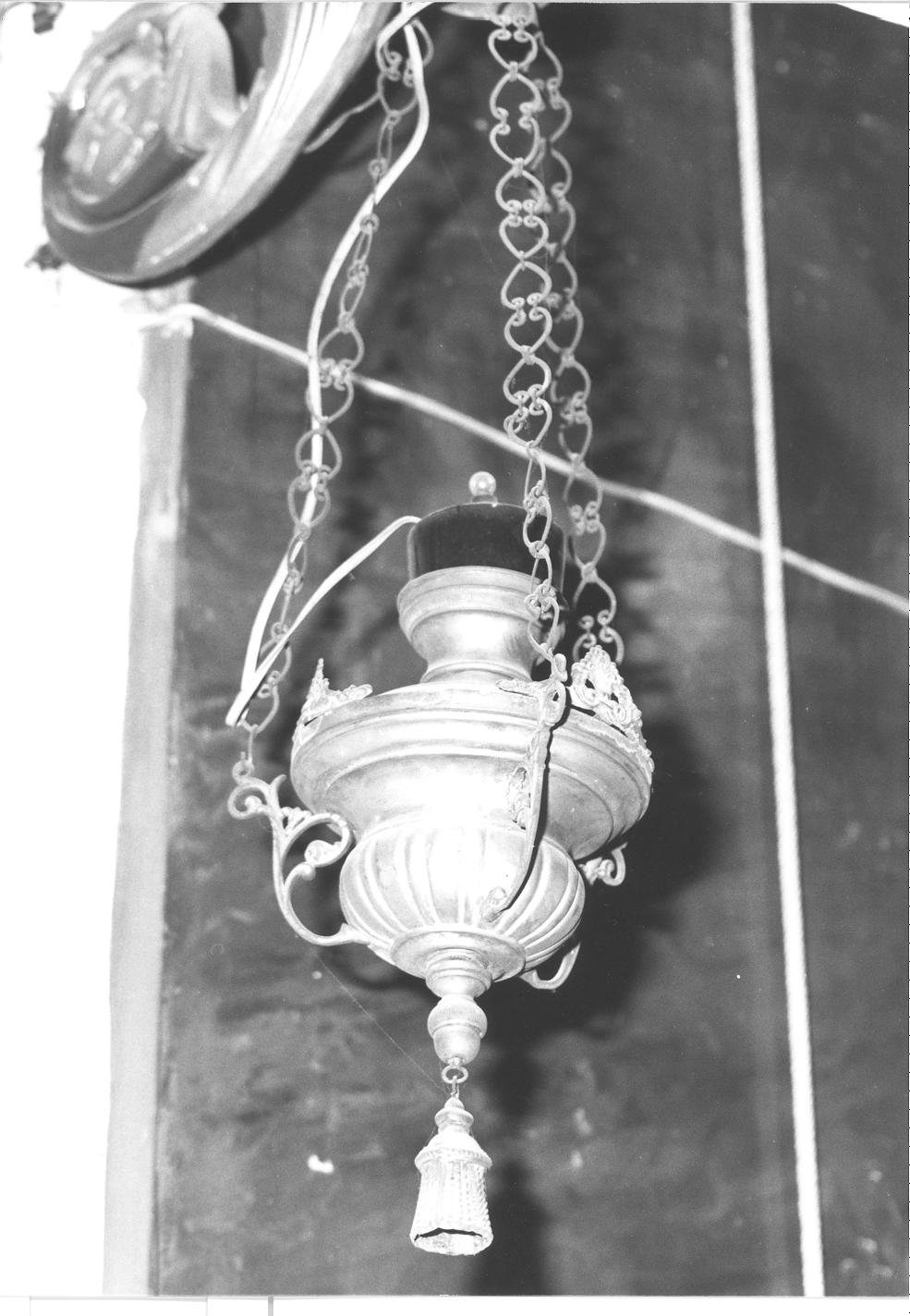 lampada pensile - bottega marchigiana (sec. XIX)