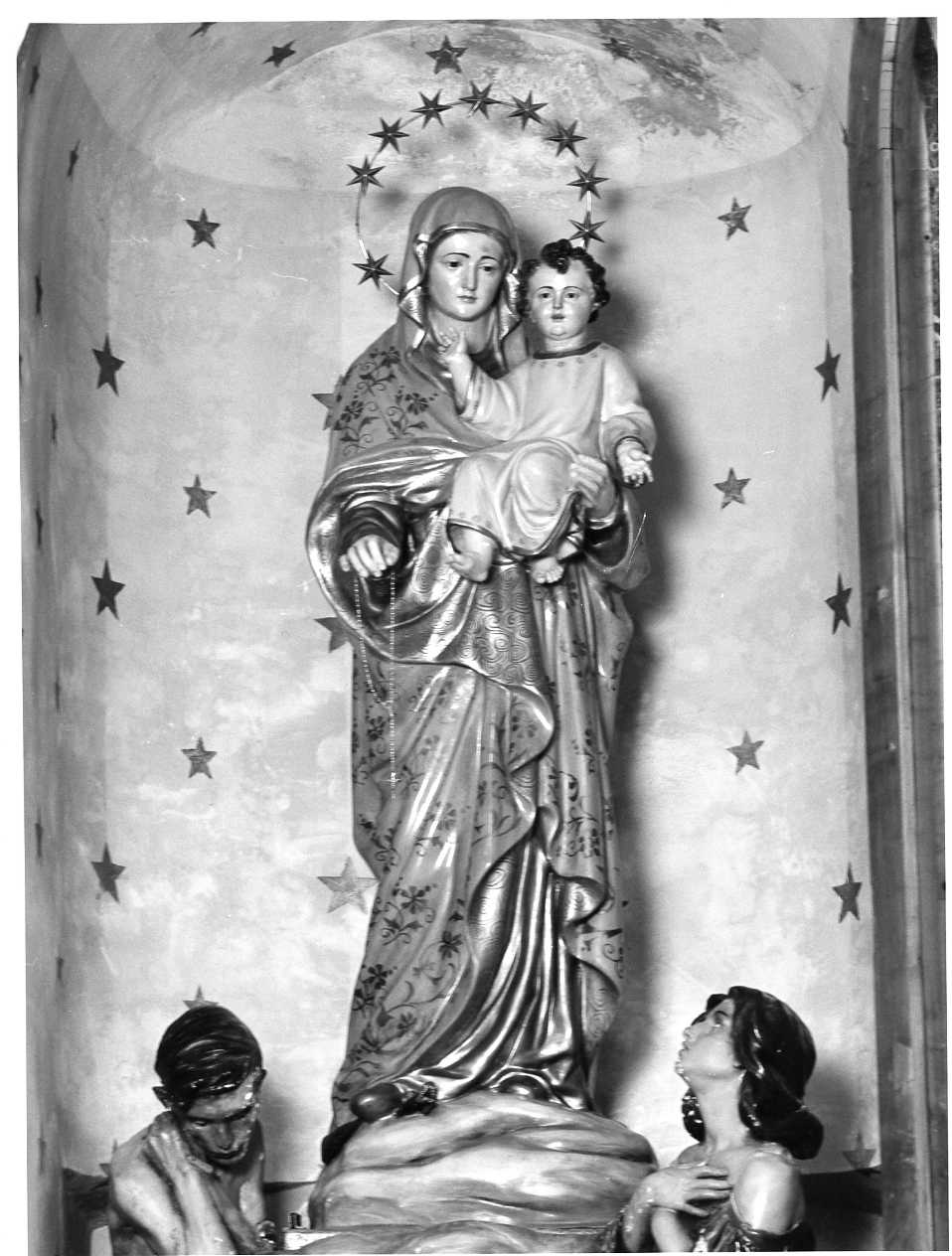 Madonna del Carmelo (statua) - bottega Italia meridionale (fine/inizio secc. XIX/ XX)