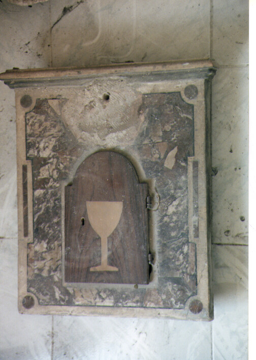 tabernacolo, frammento - bottega molisana (sec. XVIII)