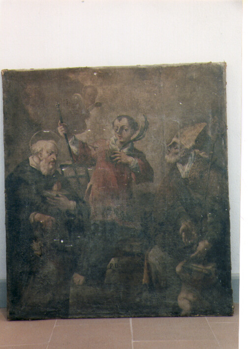 San Lorenzo fra Sant'Antonio Abate e San Nicola (?) (dipinto) - bottega molisana (sec. XVIII)