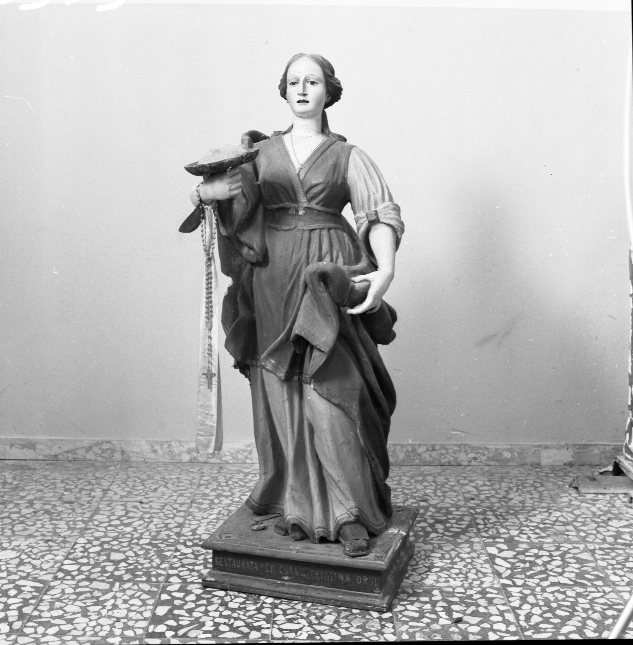 Sant'Agata (statua) - bottega napoletana (sec. XIX)