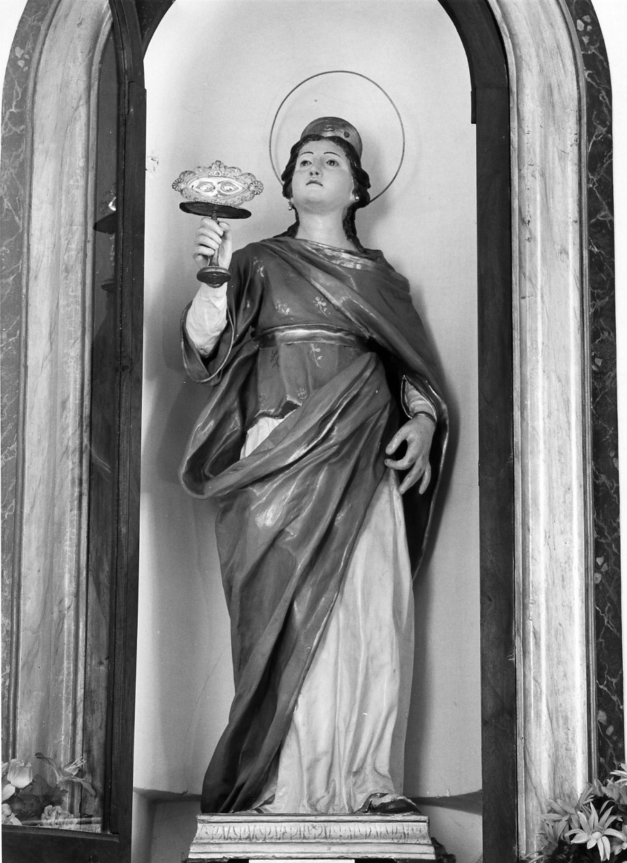 Santa Lucia (statua) - bottega molisana (sec. XIX)