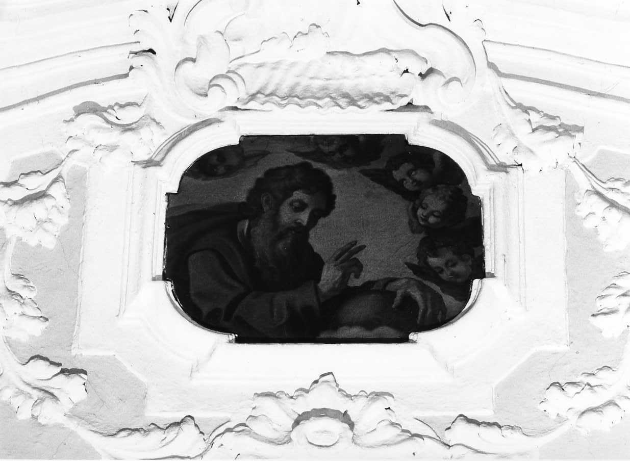 Dio Padre benedicente (dipinto, opera isolata) - ambito napoletano (secc. XVI/ XVII)