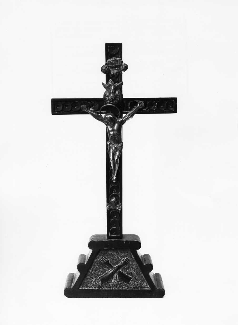croce portatile, opera isolata - bottega molisana (sec. XX)
