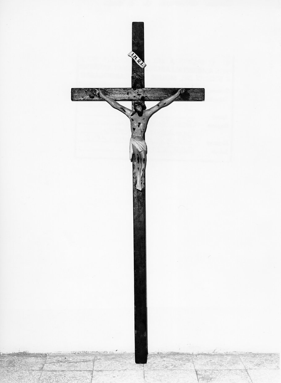 croce processionale, opera isolata - bottega molisana (secc. XIX/ XX)
