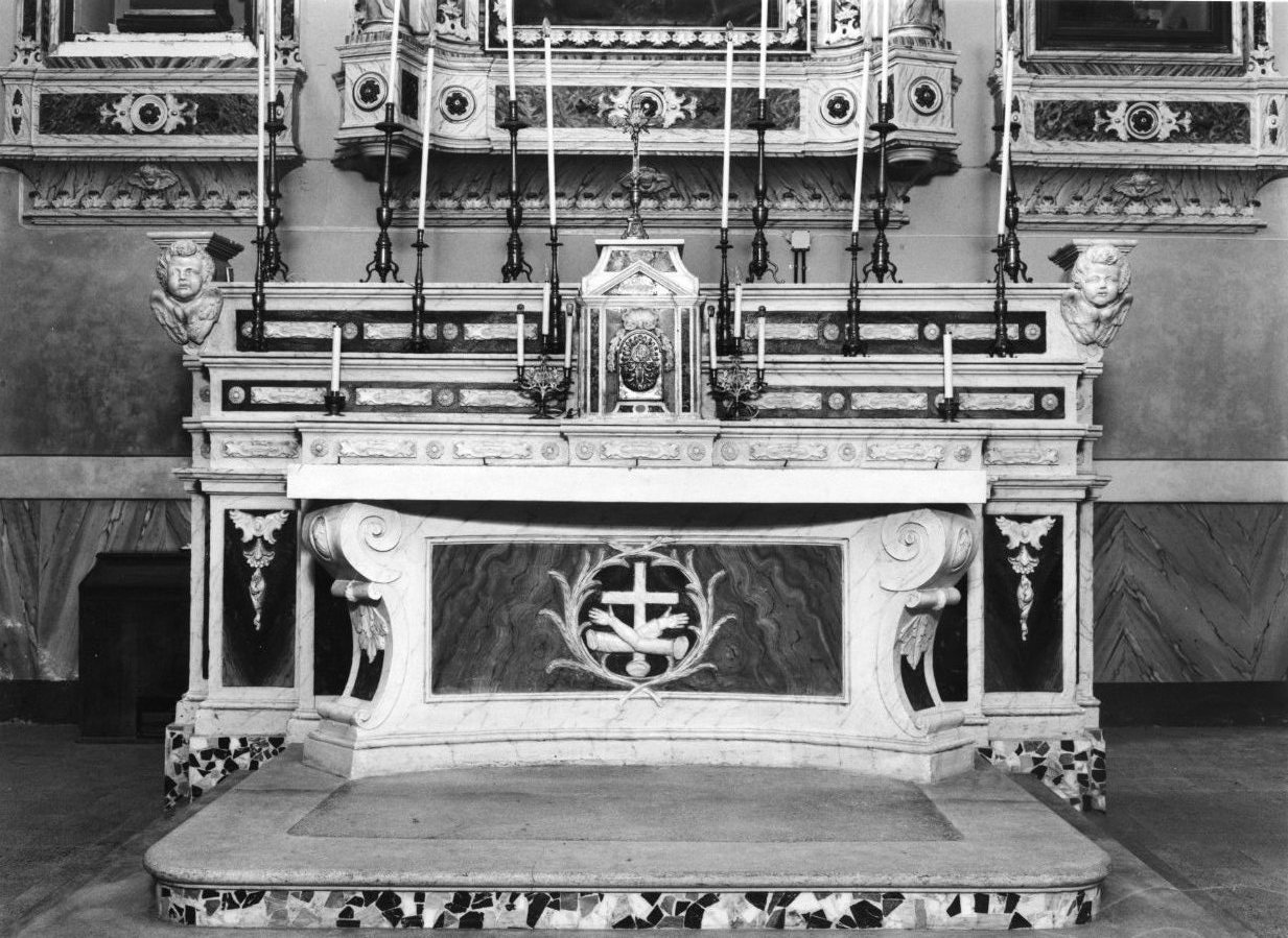 altare maggiore - bottega napoletana (secc. XIX/ XX)
