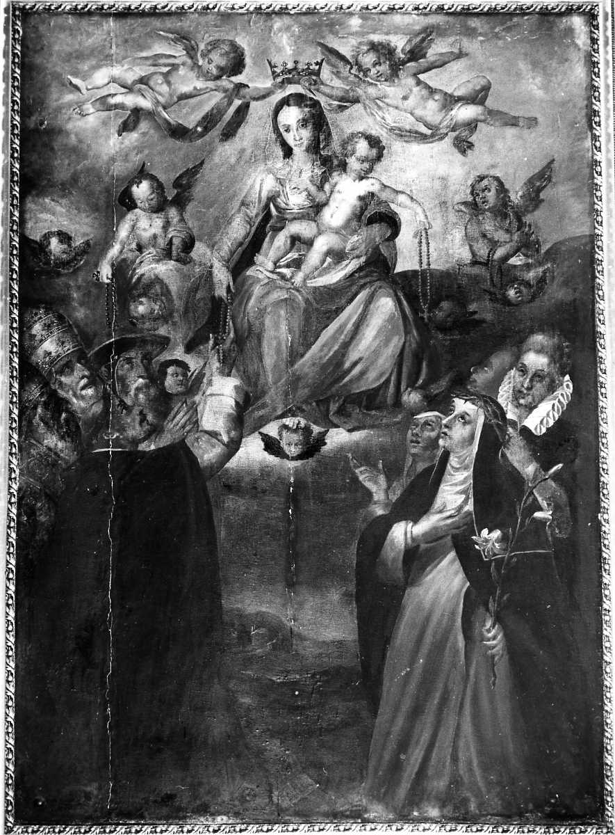 Madonna del Rosario (dipinto) - ambito molisano (secc. XVII/ XVIII)