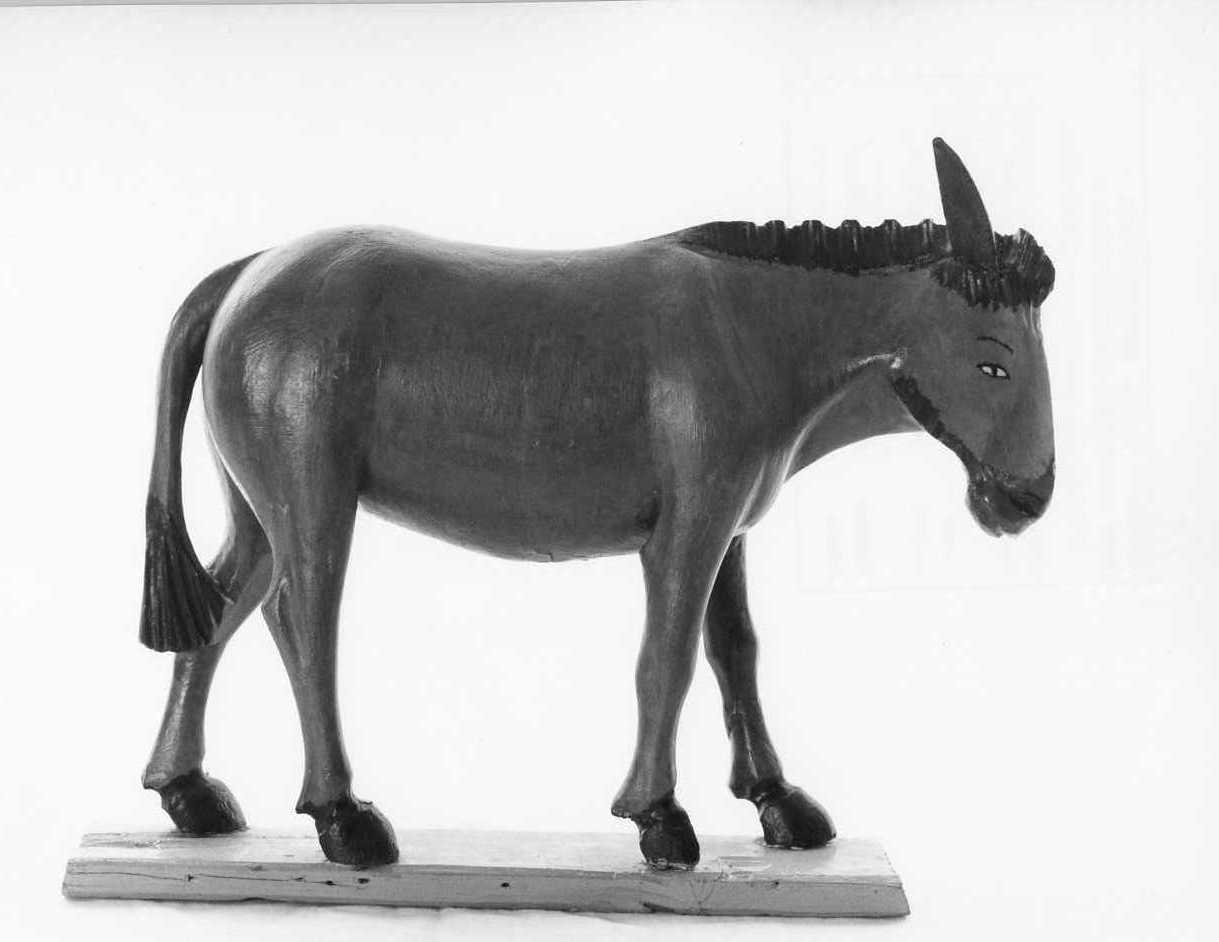 asino (statuetta di presepio) - bottega napoletana (sec. XVIII)