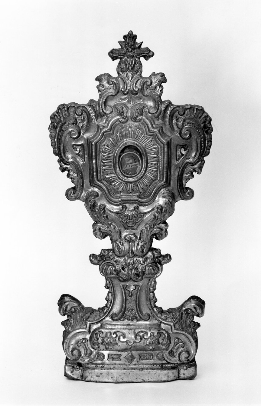reliquiario - a ostensorio - bottega Italia meridionale (primo quarto sec. XIX)