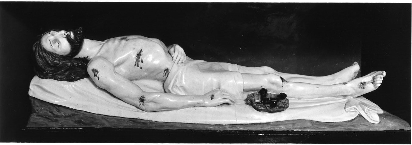 Cristo morto (statua) - bottega molisana (prima metà sec. XIX)