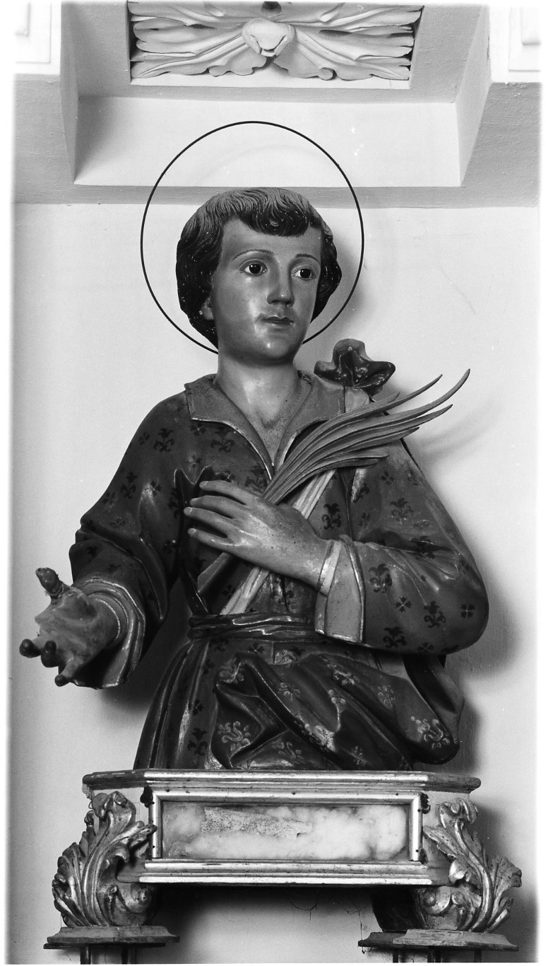 Santo martire (reliquiario - a busto, opera isolata) - bottega molisana (seconda metà sec. XVII)