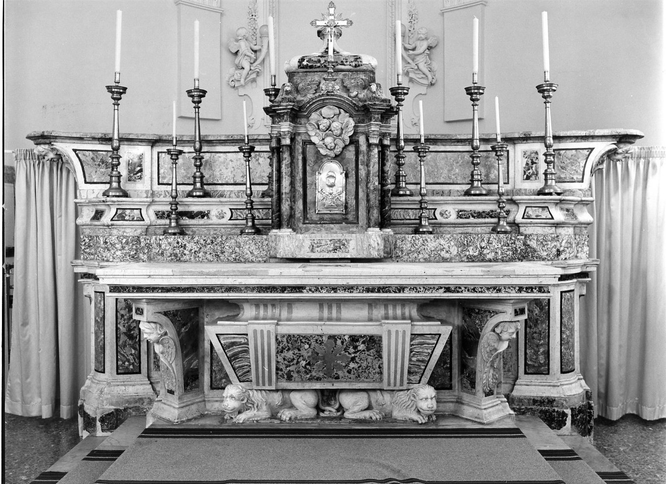 altare maggiore, opera isolata - bottega molisana (sec. XVIII)