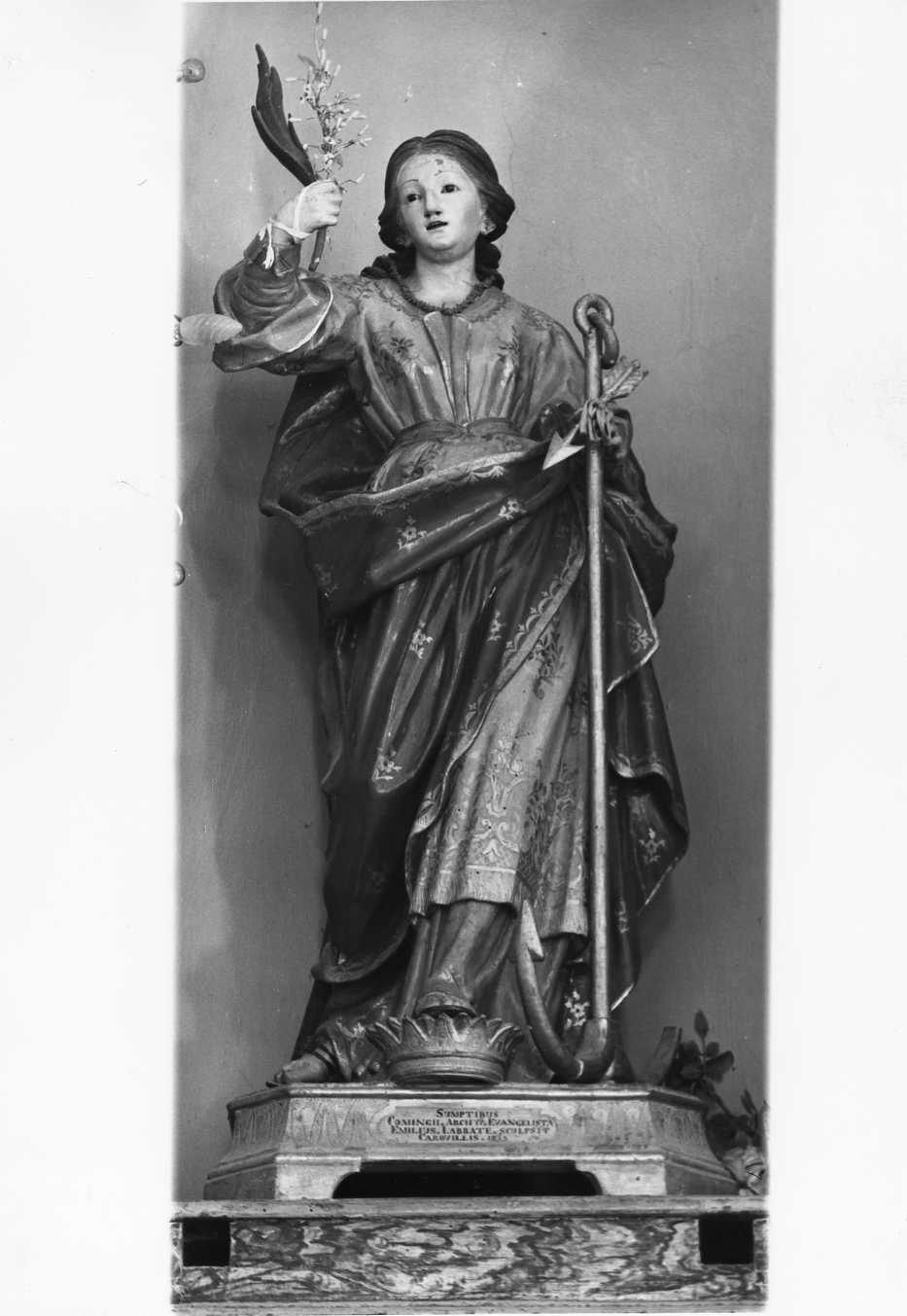 Santa Filomena (statua) di Labbate Emilio (sec. XIX)