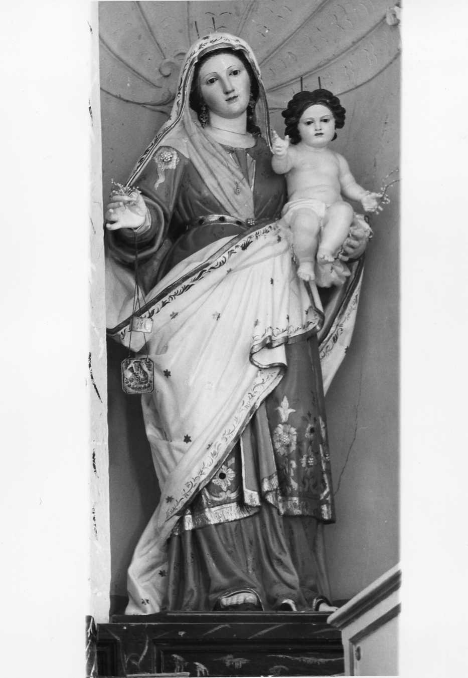 Madonna con Bambino (statua) - bottega molisana (fine sec. XIX)