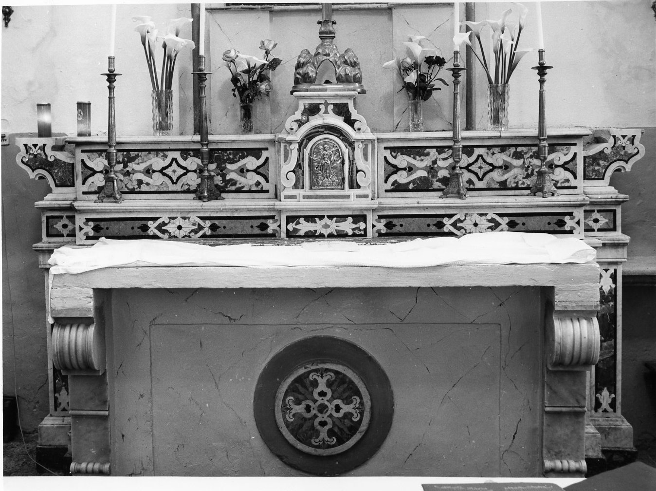 altare, opera isolata - bottega napoletana (sec. XVIII)