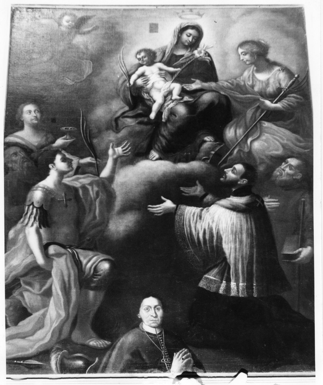 Adorazione della Vergine (dipinto) - ambito napoletano (sec. XVIII)
