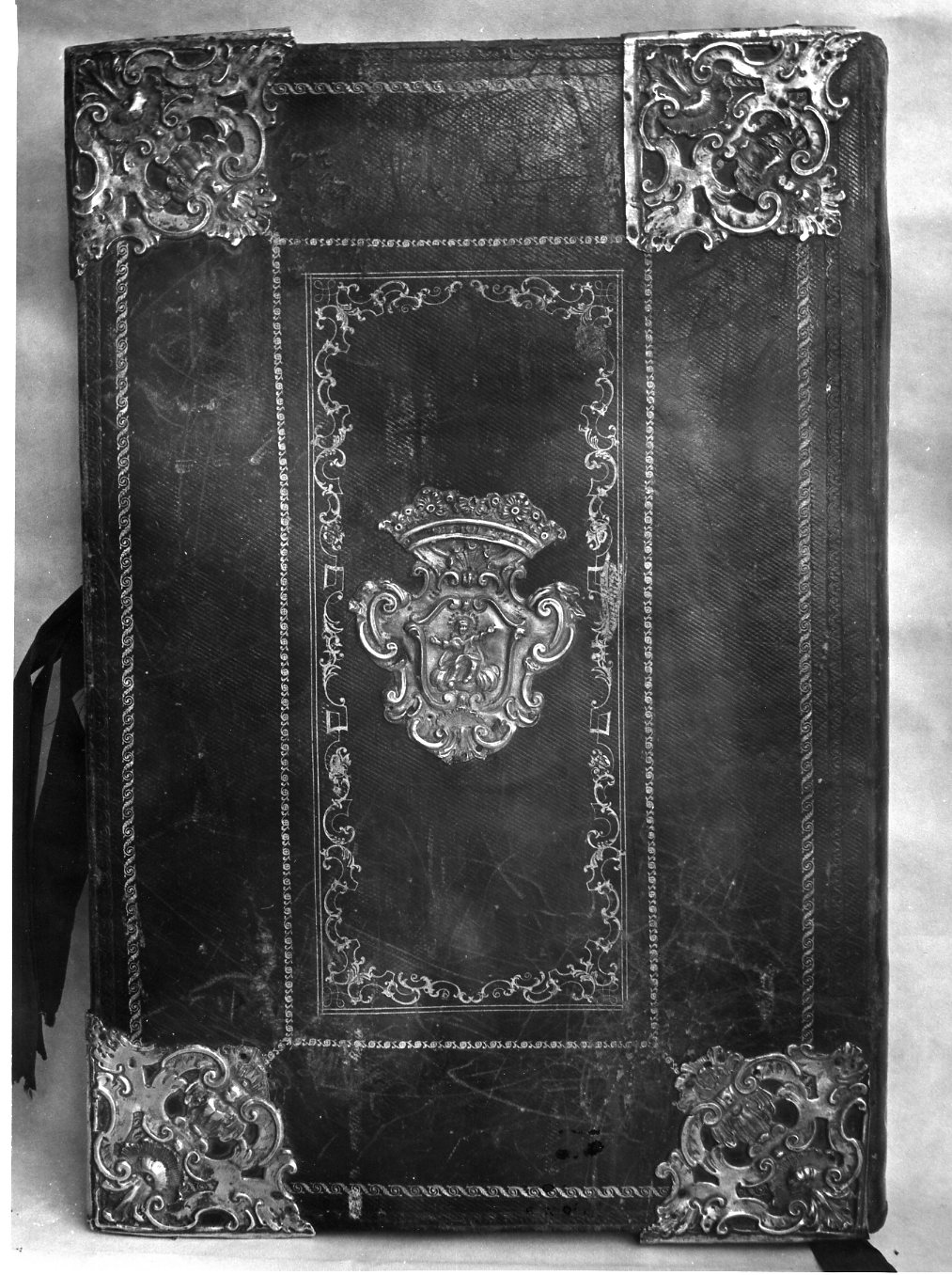 coperta di libro liturgico - bottega napoletana (secc. XVIII/ XIX)