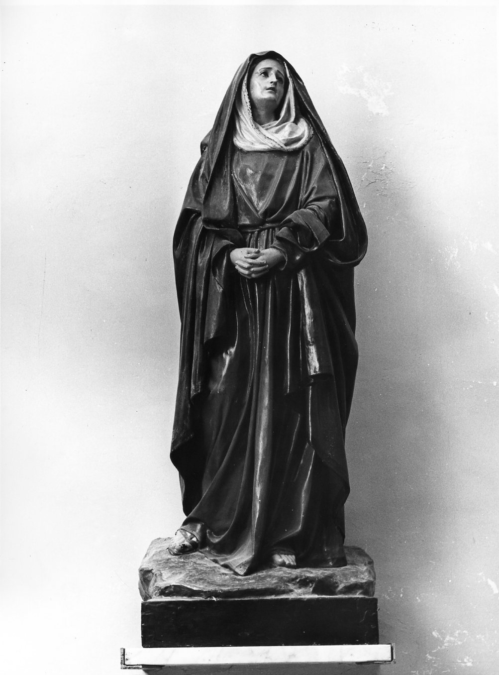 Madonna Addolorata (statua, opera isolata) - bottega napoletana (secc. XIX/ XX)