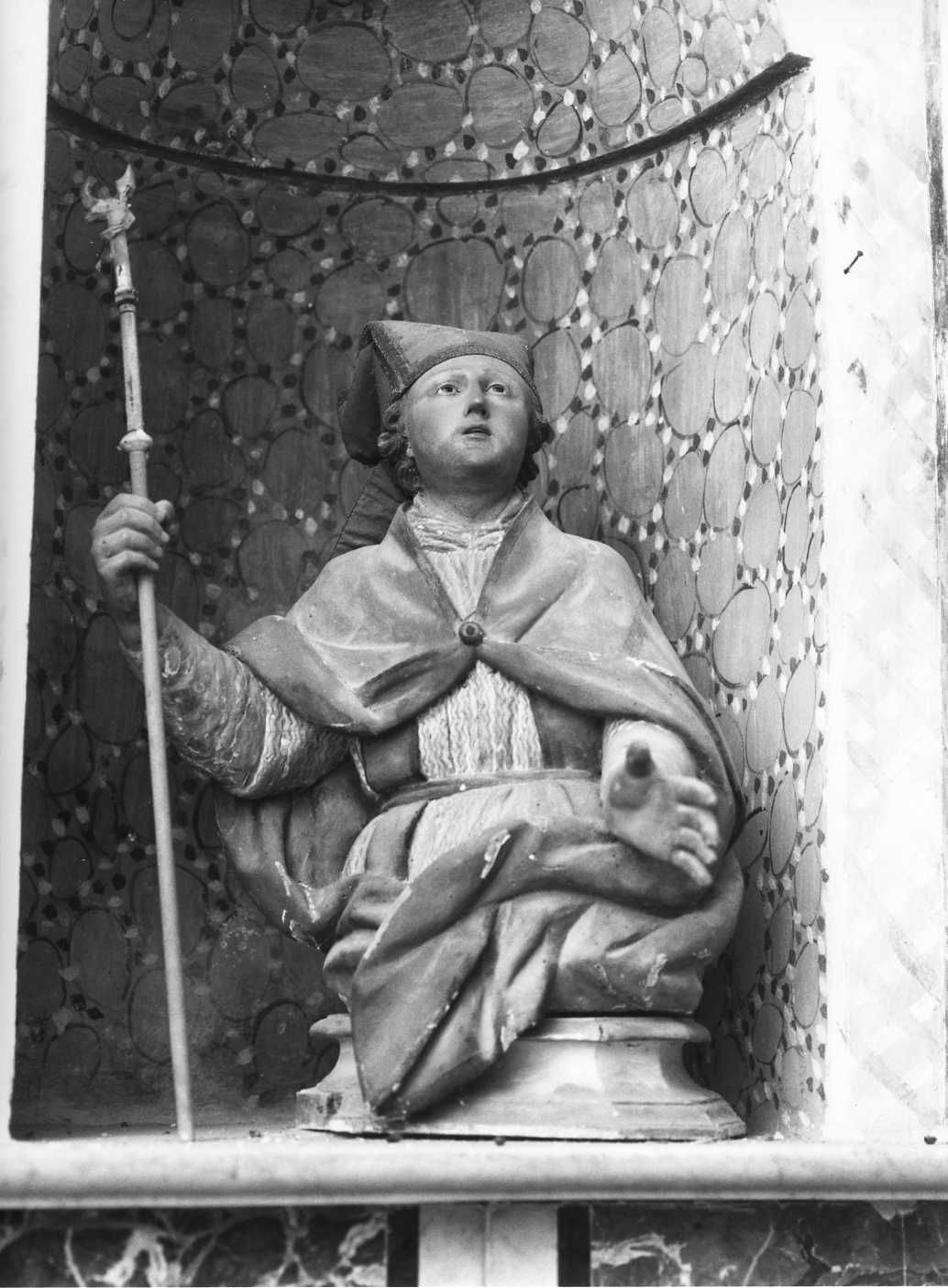 Santo vescovo (busto) - bottega napoletana (sec. XVIII)