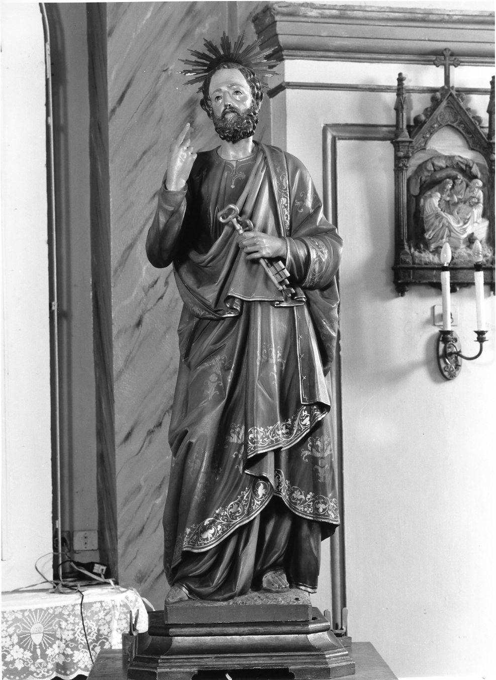 San Pietro Apostolo (statua) - bottega Italia meridionale (sec. XIX)