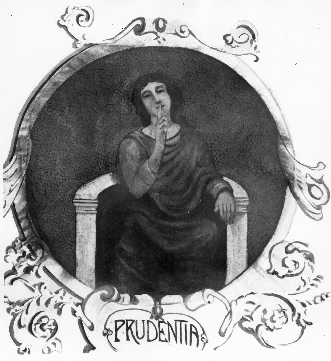 quattro Virtù Cardinali (dipinto, serie) - ambito Italia meridionale (prima metà sec. XX)