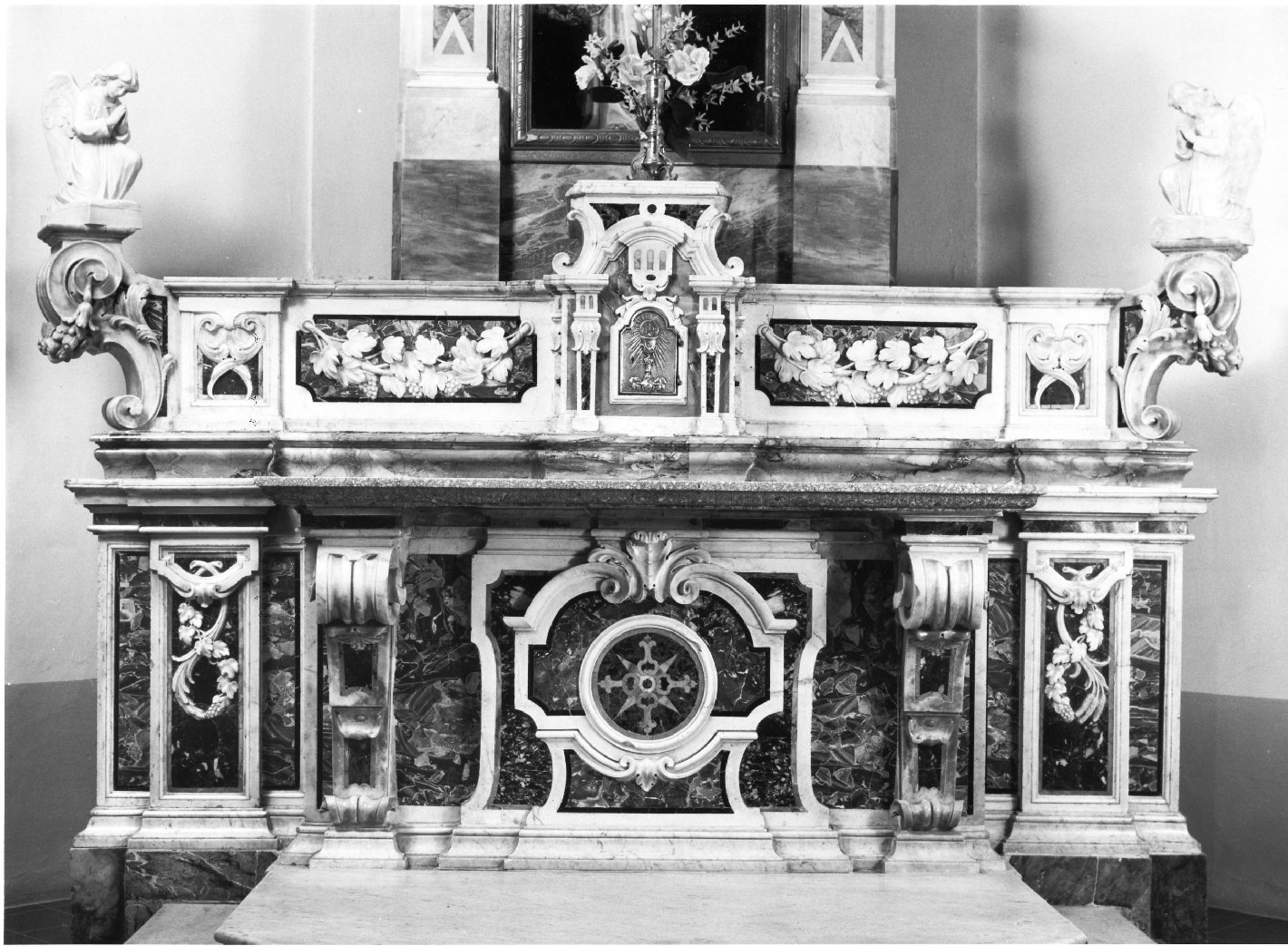 altare, opera isolata - bottega Italia meridionale (fine/inizio secc. XVIII/ XIX)