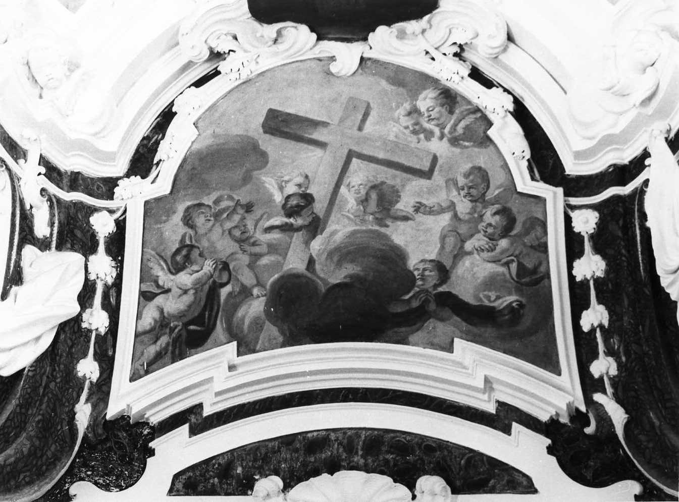 trionfo della Croce (dipinto) di Gamba Paolo (sec. XVIII)