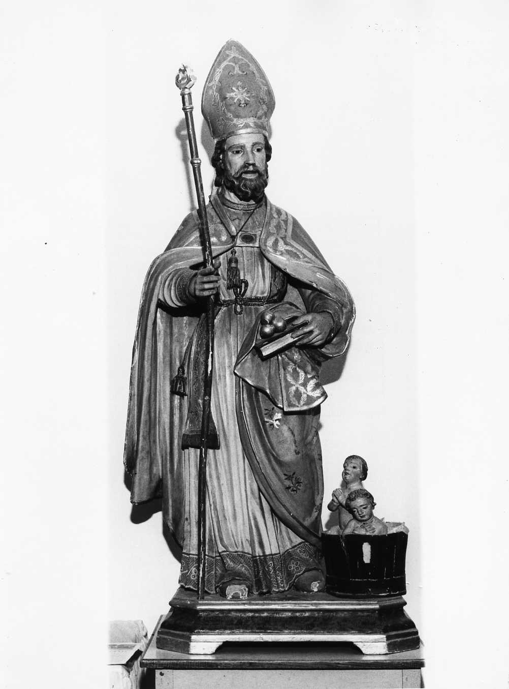 San Nicola di Bari (statua) - bottega molisana (sec. XIX)