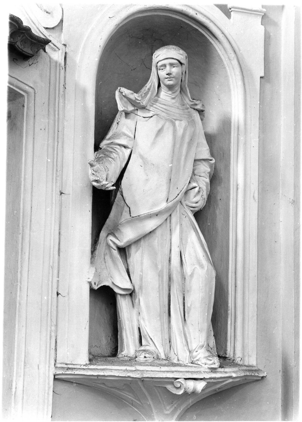 Santa Clarissa (statua, opera isolata) - bottega molisana (sec. XVIII)