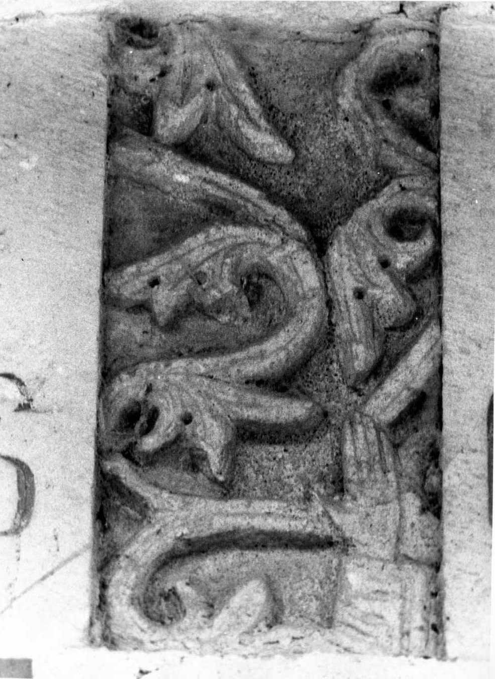 rilievo, frammento - bottega Italia meridionale (sec. XIII)
