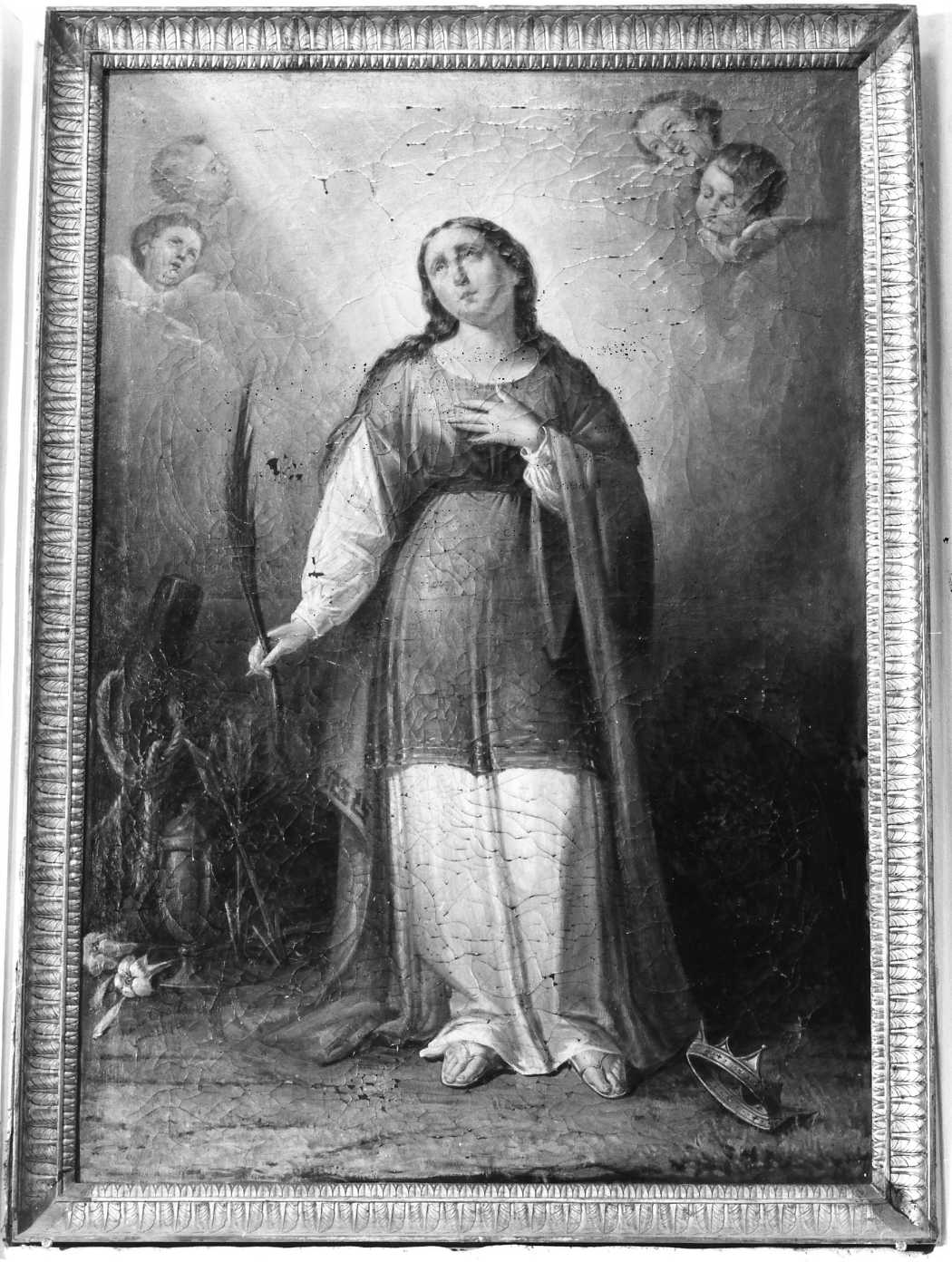 Santa martire (dipinto) di Trotta Francesco (sec. XIX)
