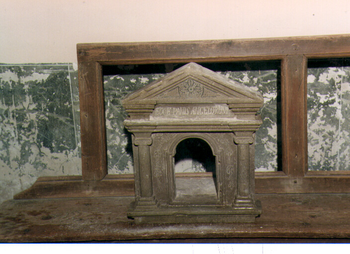 tabernacolo, frammento - bottega molisana (seconda metà sec. XVIII)
