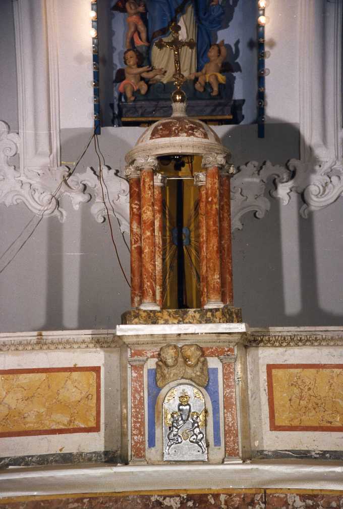 tabernacolo - bottega molisana (fine sec. XIX)