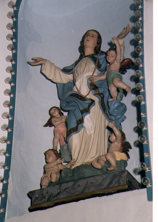 Madonna Assunta (gruppo scultoreo) - bottega molisana (inizio sec. XIX)