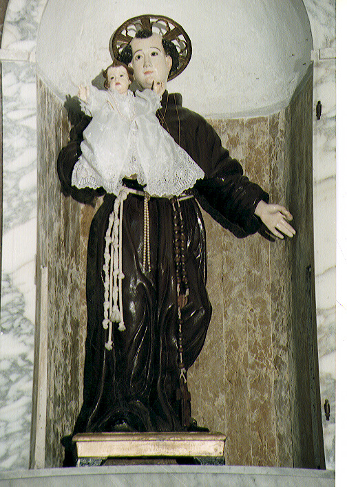 Sant'Antonio da Padova (statua, opera isolata) - bottega molisana (sec. XIX)