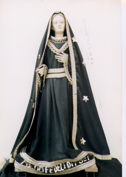 Madonna Addolorata (manichino) - bottega molisana (fine/inizio secc. XVII/ XVIII)