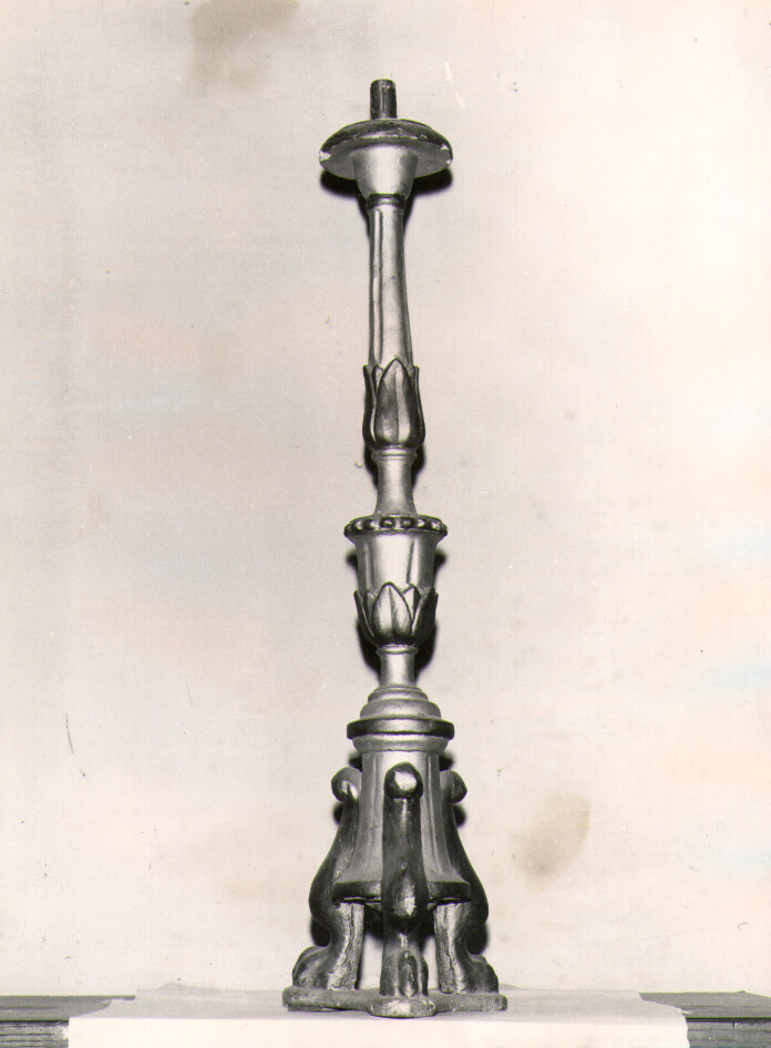 candelabro, serie - bottega molisana (fine sec. XVIII)