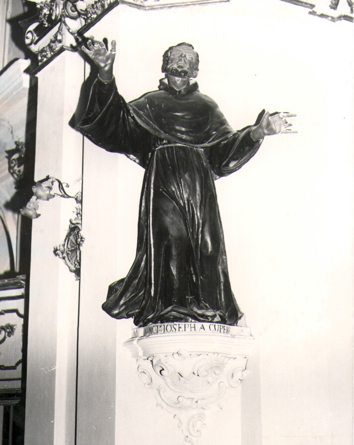 San Giuseppe da Copertino (scultura, opera isolata) - bottega napoletana (seconda metà sec. XVIII)